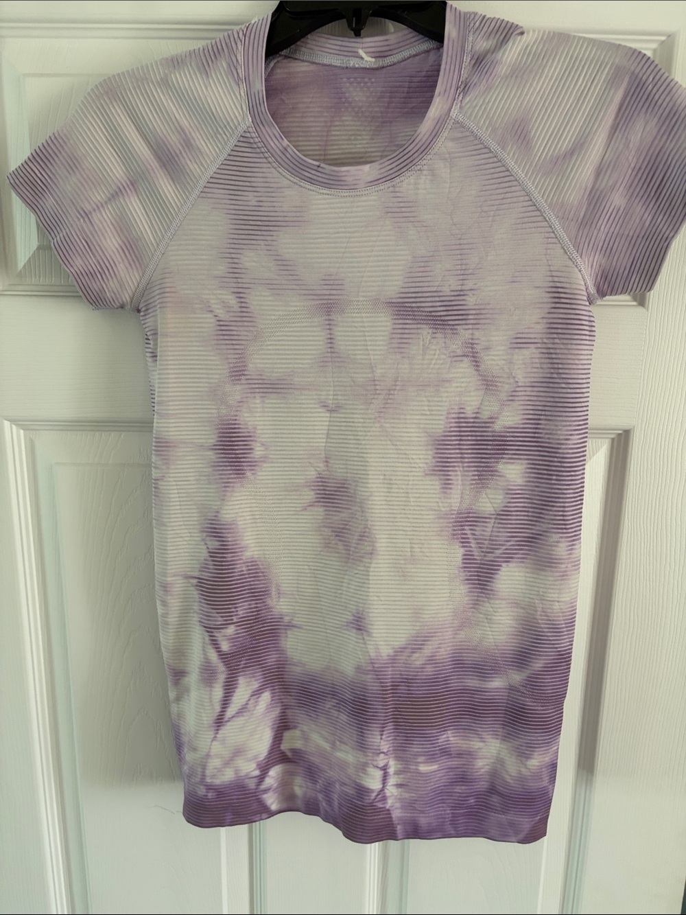 lululemon swiftly Tech purple Tie-Dye Short Sleeve Top